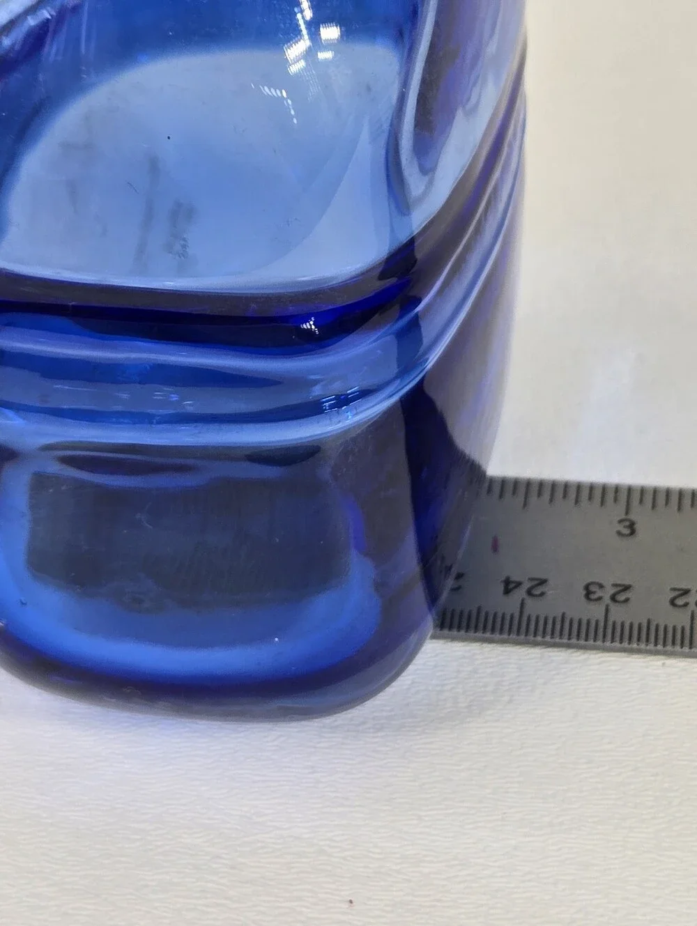 VTG‎ 1970s Kosta Boda Cobalt Blue Glass Vase Boda Studio Art Glass Colour Bertil